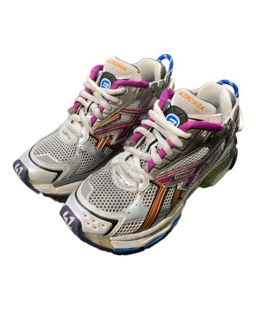 BALENCIAGA（バレンシアガ）BALENCIAGA (バレンシアガ) RUNNER ランナー シルバー×ピンク サイズ:27.5の古着・服飾アイテム