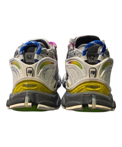 BALENCIAGA（バレンシアガ）BALENCIAGA (バレンシアガ) RUNNER ランナー シルバー×ピンク サイズ:27.5の古着・服飾アイテム