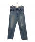THE SHINZONE（ザ シンゾーン）の古着「DAMAGE CLIP JEANS」｜インディゴ