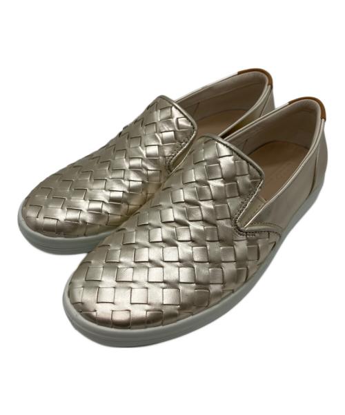 ECCO（エコー）ECCO (エコー) スリッポン ベージュ サイズ:39の古着・服飾アイテム