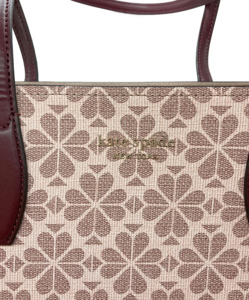 Kate Spade（ケイトスペード）Kate Spade (ケイトスペード) オール デイ スペード フラワー コーテッド キャンバス ラージ トート ピンクマルチの古着・服飾アイテム
