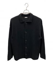 Blanc YM（ブランワイエム）の古着「Wool Cashmere Knit JKT」｜ブラック