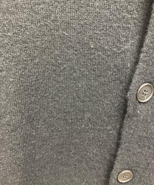 Blanc YM（ブランワイエム）Blanc YM (ブランワイエム) Wool Cashmere Knit JKT ブラック サイズ:Sの古着・服飾アイテム