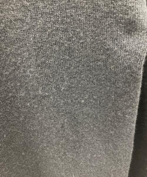 Blanc YM（ブランワイエム）Blanc YM (ブランワイエム) Wool Cashmere Knit JKT ブラック サイズ:Sの古着・服飾アイテム