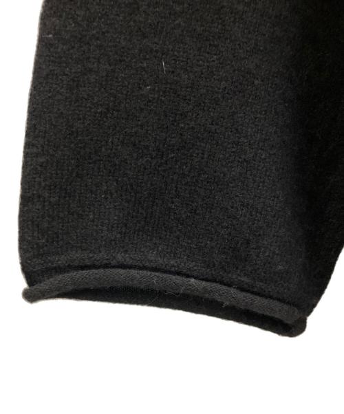 Blanc YM（ブランワイエム）Blanc YM (ブランワイエム) Wool Cashmere Knit JKT ブラック サイズ:Sの古着・服飾アイテム