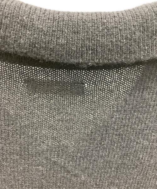 Blanc YM（ブランワイエム）Blanc YM (ブランワイエム) Wool Cashmere Knit JKT ブラック サイズ:Sの古着・服飾アイテム