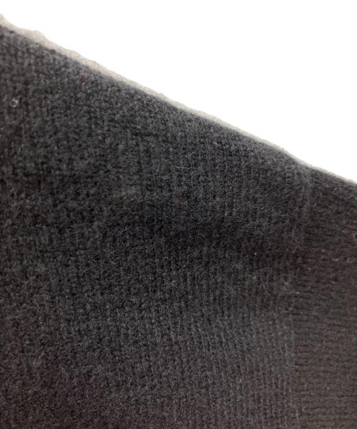 Blanc YM（ブランワイエム）Blanc YM (ブランワイエム) Wool Cashmere Knit JKT ブラック サイズ:Sの古着・服飾アイテム