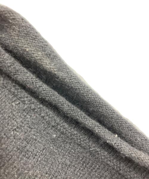 Blanc YM（ブランワイエム）Blanc YM (ブランワイエム) Wool Cashmere Knit JKT ブラック サイズ:Sの古着・服飾アイテム