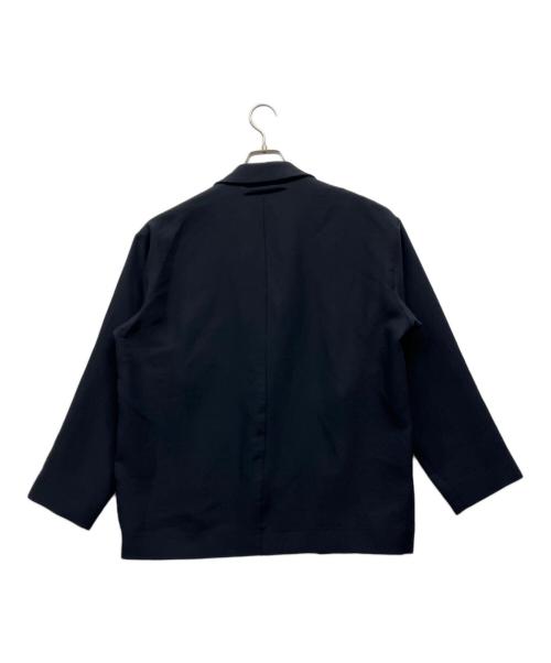 UNITED ARROWS & SONS（ユナイテッドアローズ アンド サンズ）UNITED ARROWS & SONS (ユナイテッドアローズ アンド サンズ) PE BUTTONLES JACKET ネイビー サイズ:Sの古着・服飾アイテム