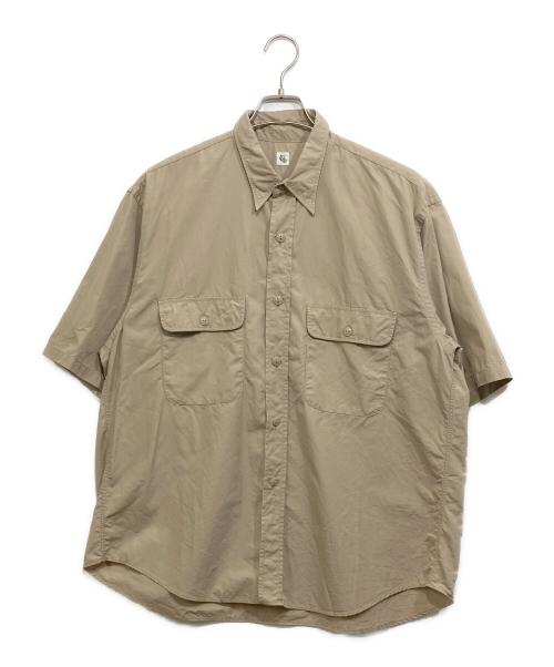KAPTAIN SUNSHINE（キャプテンサンシャイン）KAPTAIN SUNSHINE (キャプテンサンシャイン) SS Work Shirt ベージュ サイズ:38の古着・服飾アイテム
