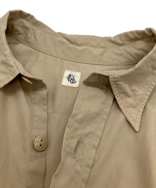 KAPTAIN SUNSHINE（キャプテンサンシャイン）KAPTAIN SUNSHINE (キャプテンサンシャイン) SS Work Shirt ベージュ サイズ:38の古着・服飾アイテム