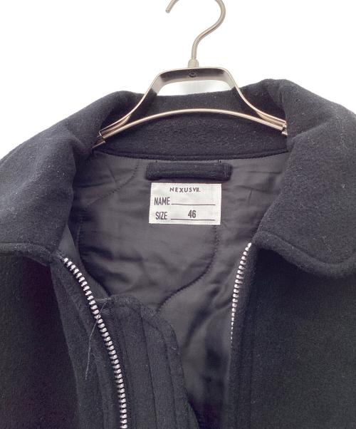 NEXUSVII（ネクサスセブン）NEXUSVII (ネクサスセブン) CWU VARSITY JACKET ブラック×ブラウン サイズ:46の古着・服飾アイテム