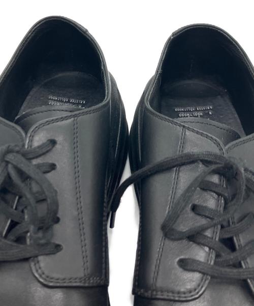 UGG（アグ）UGG (アグ) N.HOOLYWOOD (エヌ ハリウッド) レザースニーカー ブラック サイズ:27の古着・服飾アイテム