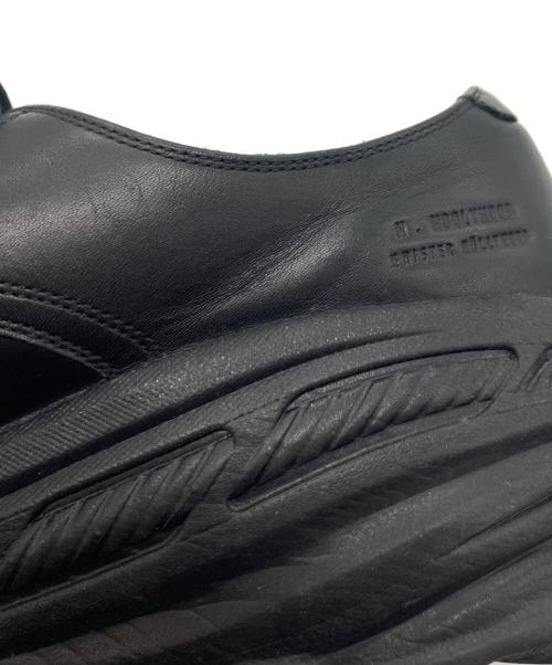 UGG（アグ）UGG (アグ) N.HOOLYWOOD (エヌ ハリウッド) レザースニーカー ブラック サイズ:27の古着・服飾アイテム