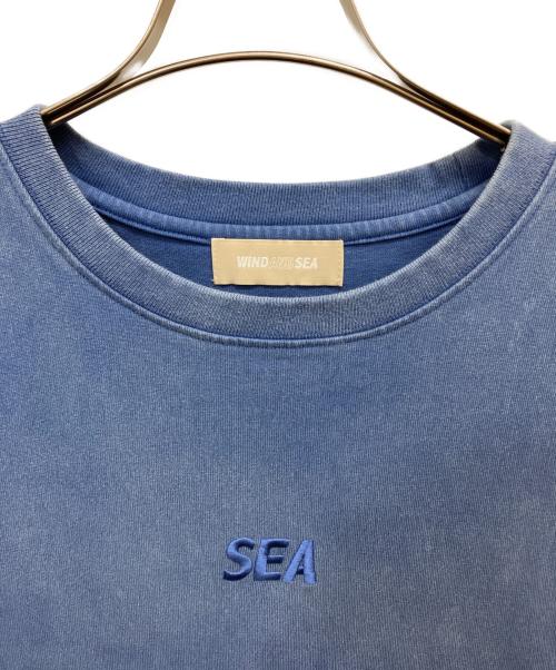 WIND AND SEA（ウィンダンシー）WIND AND SEA (ウィンダンシー) SEA PIGMENT TEE ブルー サイズ:Lの古着・服飾アイテム