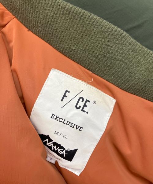 NANGA（ナンガ）NANGA (ナンガ) F/CE. (エフシーイー) JOURNAL STANDARD relume (ジャーナルスタンダード レリューム) ダウンジャケット グリーン サイズ:Lの古着・服飾アイテム