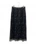 MURRAL (ミューラル) Seem flower lace skirt ブラック サイズ:2：25000円