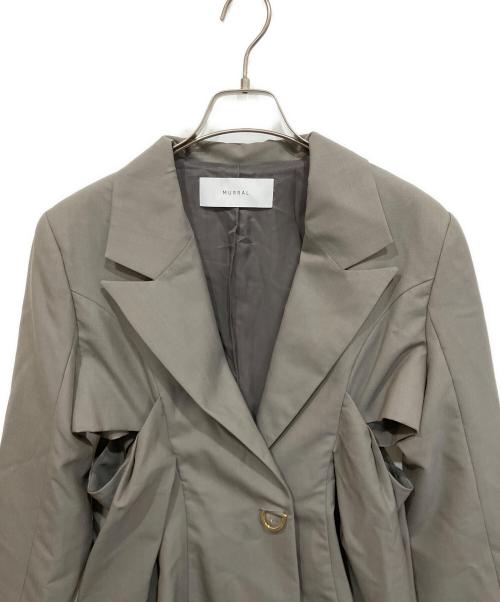 MURRAL（ミューラル）MURRAL (ミューラル) Peephole jacket/ピープホールジャケット ベージュ サイズ:2の古着・服飾アイテム