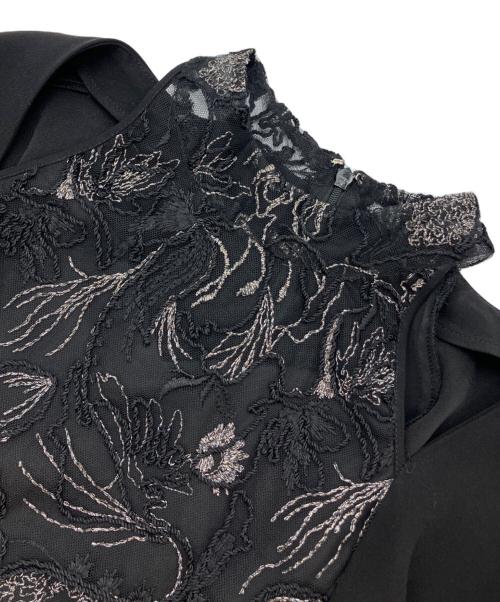 MURRAL（ミューラル）MURRAL (ミューラル) Seem flower lace dress ブラック サイズ:2の古着・服飾アイテム