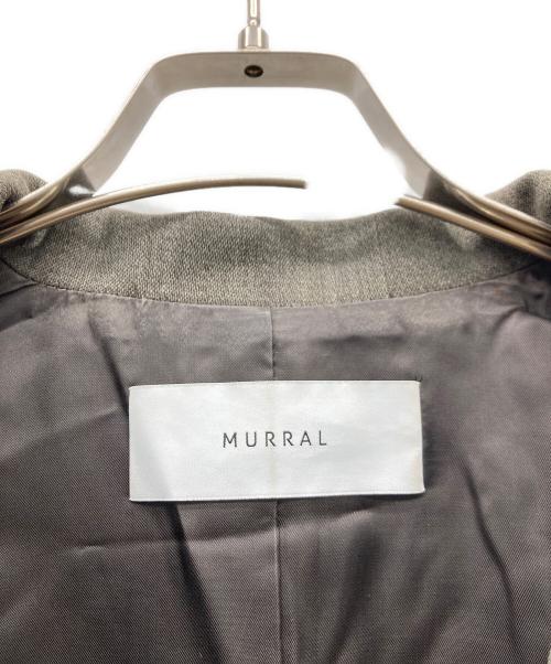 MURRAL（ミューラル）MURRAL (ミューラル) Chambray curvy jacket グレー サイズ:FREEの古着・服飾アイテム