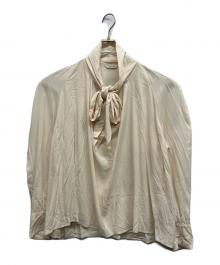 overdue flair（オーバーデュー フレア）の古着「TIE RAGLAN BLOUSE」｜アイボリー
