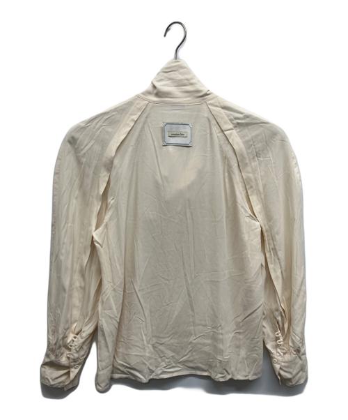 overdue flair（オーバーデュー フレア）overdue flair (オーバーデュー フレア) TIE RAGLAN BLOUSE アイボリー サイズ:Freeの古着・服飾アイテム