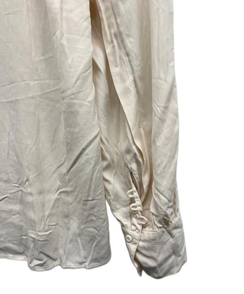overdue flair（オーバーデュー フレア）overdue flair (オーバーデュー フレア) TIE RAGLAN BLOUSE アイボリー サイズ:Freeの古着・服飾アイテム