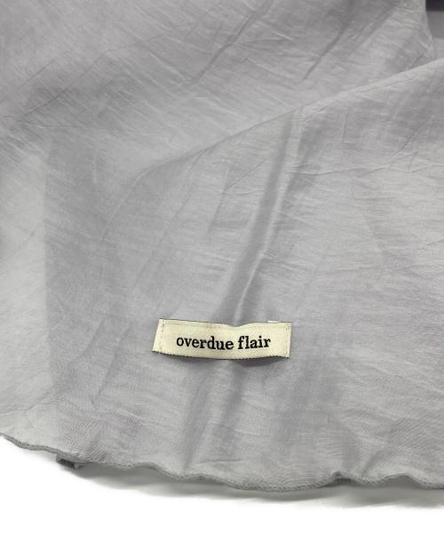 overdue flair（オーバーデュー フレア）overdue flair (オーバーデュー フレア) SHEER SLEEVELESS BLOUSE グレー サイズ:Fの古着・服飾アイテム
