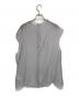 overdue flair (オーバーデュー フレア) SHEER SLEEVELESS BLOUSE グレー サイズ:F：5000円