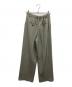 CLANE (クラネ) 2WAY TUCK STRAIGHT PANTS　ツーウェイ タック ストレート パンツ グレー サイズ:1 未使用品：14000円
