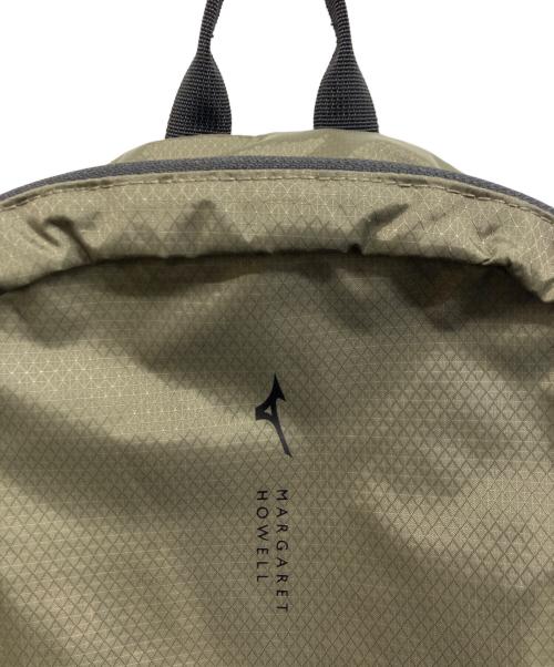 MARGARET HOWELL（マーガレットハウエル）MARGARET HOWELL (マーガレットハウエル) MIZUNO (ミズノ) NYLON RIPSTOP リュック カーキの古着・服飾アイテム