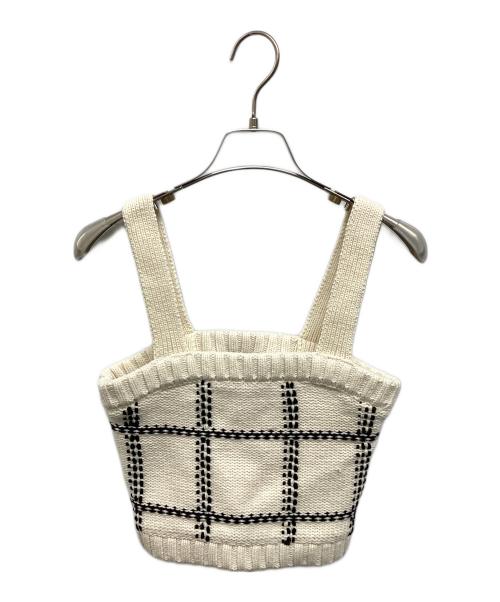 sheller（シェリエ）sheller (シェリエ) アンサンブルカーディガン アイボリー サイズ:Free 未使用品の古着・服飾アイテム