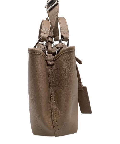 EMPORIO ARMANI（エンポリオアルマーニ）EMPORIO ARMANI (エンポリオアルマーニ) 2WAYショルダーバッグ ベージュの古着・服飾アイテム