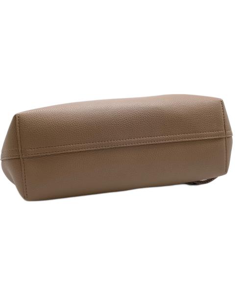 EMPORIO ARMANI（エンポリオアルマーニ）EMPORIO ARMANI (エンポリオアルマーニ) 2WAYショルダーバッグ ベージュの古着・服飾アイテム