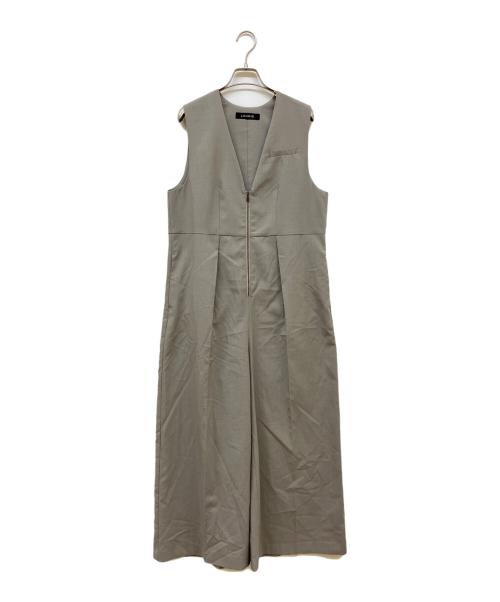 LOUNIE（ルーニー）LOUNIE (ルーニー) フロントファスナーオールインワン グレー サイズ:38の古着・服飾アイテム