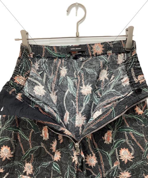 ISABEL MARANT（イザベルマラン）ISABEL MARANT (イザベルマラン) ジップボタニカルパンツ ブラック サイズ:36の古着・服飾アイテム