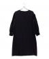 23区 (ニジュウサンク) トリアセダブルジョーゼット スリットシフォンスリーブ ワンピース ネイビー サイズ:SIZE 46：8000円