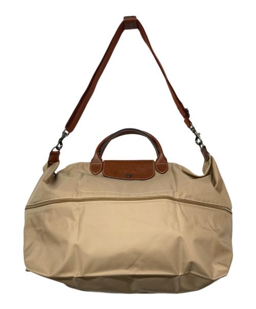 LONGCHAMP（ロンシャン）LONGCHAMP (ロンシャン) 2wayトラベルバッグ ベージュの古着・服飾アイテム