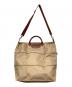 LONGCHAMP (ロンシャン) 2wayトラベルバッグ ベージュ：10000円