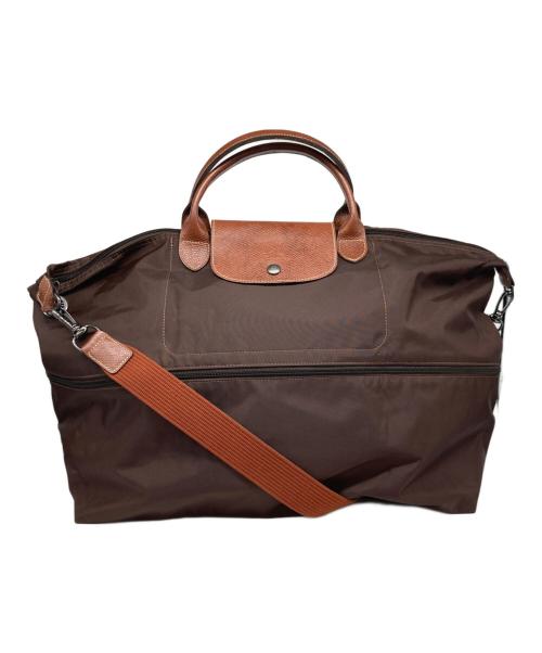 LONGCHAMP（ロンシャン）LONGCHAMP (ロンシャン) 2wayトラベルバッグ ブラウンの古着・服飾アイテム