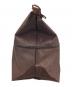 中古・古着 LONGCHAMP (ロンシャン) 2wayトラベルバッグ ブラウン：9000円