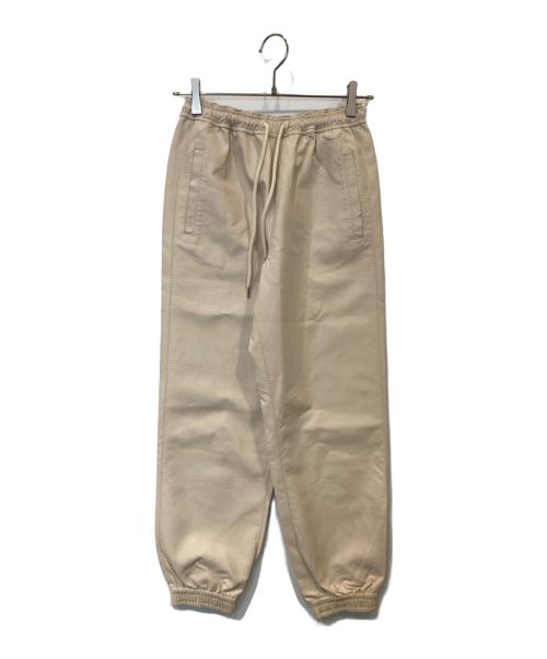 STELLA McCARTNEY（ステラマッカートニー）STELLA McCARTNEY (ステラマッカートニー) フェイクレザーイージーパンツ　603599 ベージュ サイズ:36の古着・服飾アイテム