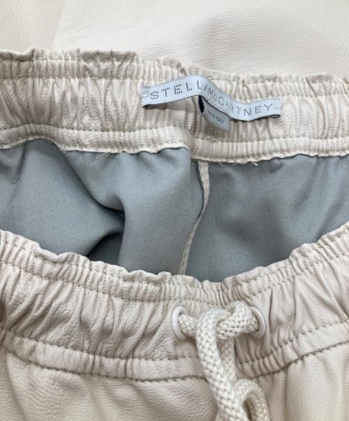 STELLA McCARTNEY（ステラマッカートニー）STELLA McCARTNEY (ステラマッカートニー) フェイクレザーイージーパンツ　603599 ベージュ サイズ:36の古着・服飾アイテム