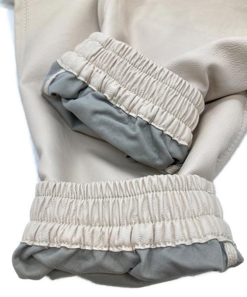 STELLA McCARTNEY（ステラマッカートニー）STELLA McCARTNEY (ステラマッカートニー) フェイクレザーイージーパンツ　603599 ベージュ サイズ:36の古着・服飾アイテム