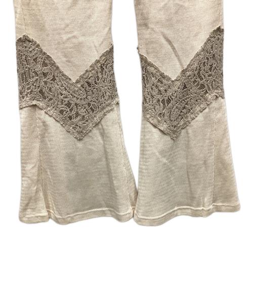 SEIVSON（セイヴソン）SEIVSON (セイヴソン) 2-Way Layered V-Cut Lace Pants カーキ サイズ:M 未使用品の古着・服飾アイテム