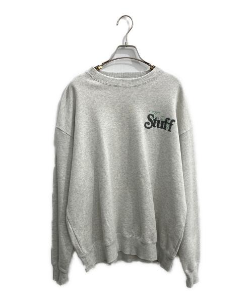 flagstuff（フラグスタフ）FLAGSTUFF (フラグスタフ) 18ozクルーネックスウェット ライトグレー サイズ:Mの古着・服飾アイテム