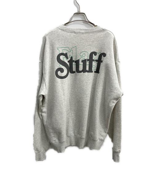 flagstuff（フラグスタフ）FLAGSTUFF (フラグスタフ) 18ozクルーネックスウェット ライトグレー サイズ:Mの古着・服飾アイテム