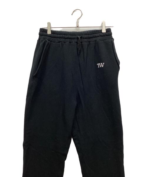 TW（トゥ）TW (トゥ) スウェットパンツ ブラック サイズ:Fの古着・服飾アイテム