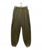 GOD SELECTION XXXゴッドセレクショントリプルエックス）の古着「スウェットパンツ」｜オリーブ