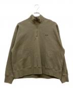 GOD SELECTION XXXゴッド セレクション トリプルエックス）の古着「ハーフジップスウェット」｜オリーブ